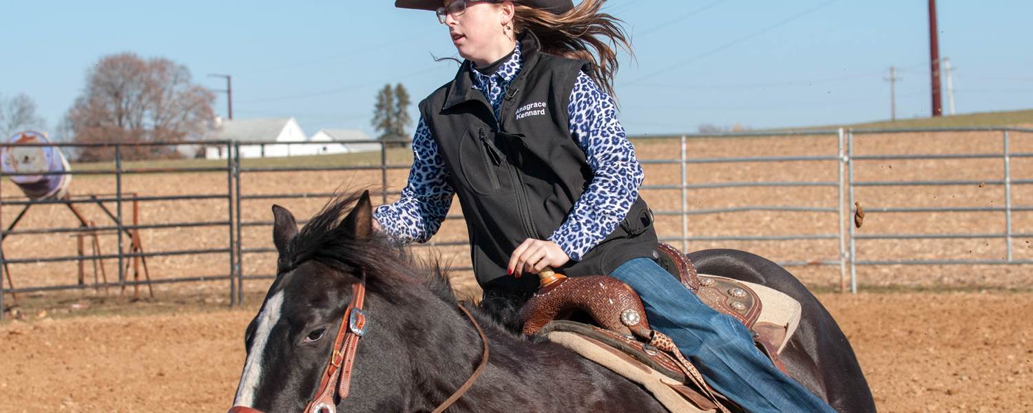 Anagrace Kennard, a CCA freshman, and her brother, Christian, have earned accolades on the rodeo circuit and will perform at this year's Farm Show in Harrisburg.