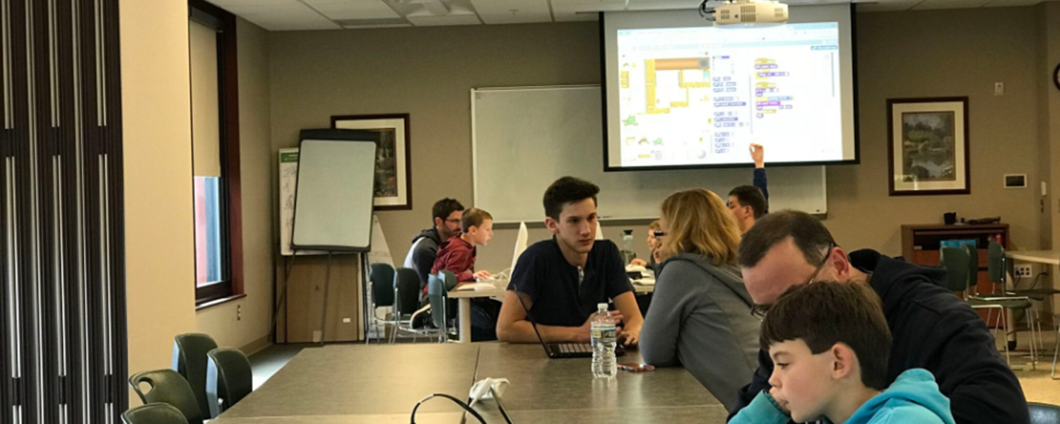 CCA senior Matthew Hachten started Coder Kids in hopes of teaching peers coding.